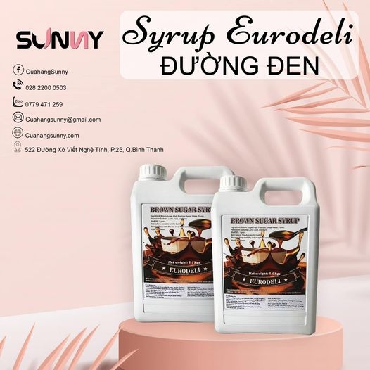 SYRUP EURODELI - ĐƯỜNG ĐEN