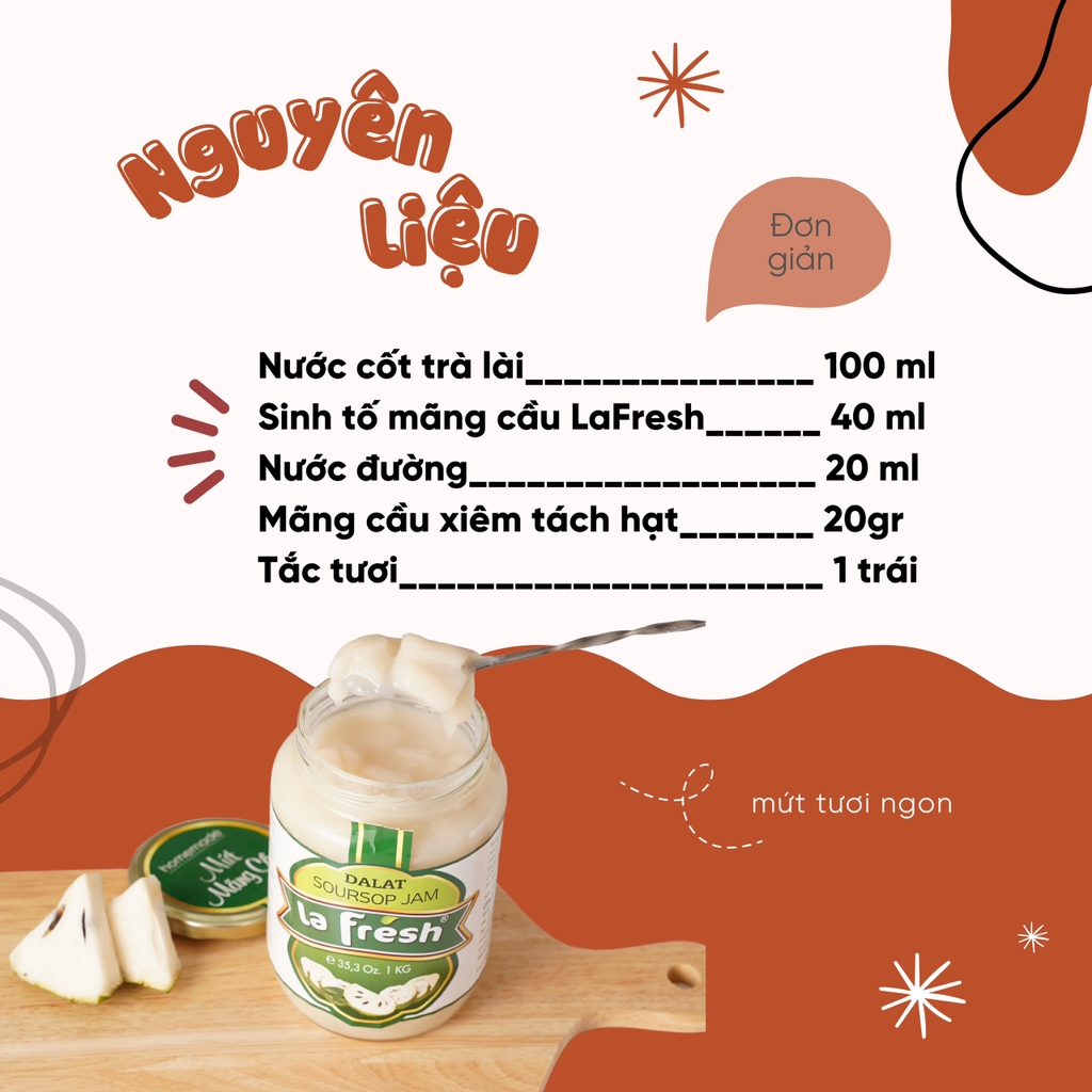 SINH TỐ LA FRESH - MÃNG CẦU