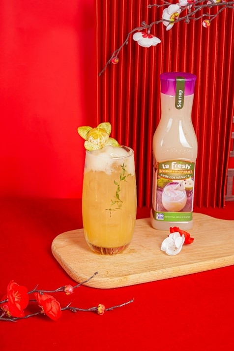 NƯỚC CỐT TRÁI CÂY - LA FRESH - MÃNG CẦU | THÙNG 12 CHAI