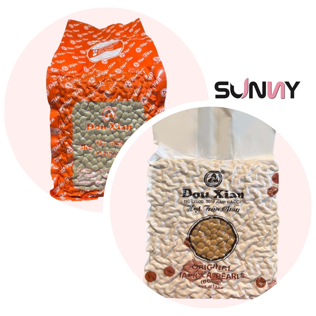 TRÂN CHÂU DOUXIAN 3KG ĐƯỜNG ĐEN ( 2.2 ) | THÙNG 6 GÓI