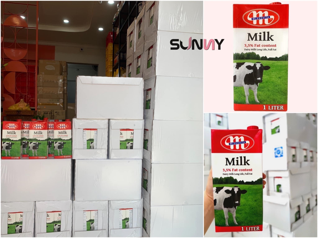 SỮA TƯƠI BA LAN ( NGUYÊN KEM ) - MLEKOVITA
