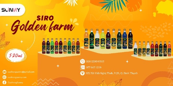 SIRO GOLDEN FARM - VẢI ( 520ML )