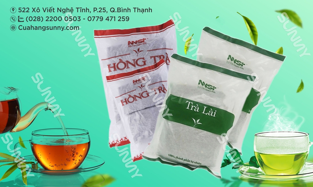 TRÀ TÂN NAM BẮC - HỒNG TRÀ TÚI LỌC ( 300G ) | THÙNG 50 GÓI