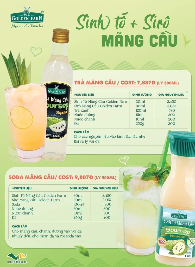 SIRO GOLDEN FARM - MÃNG CẦU ( 520ML )