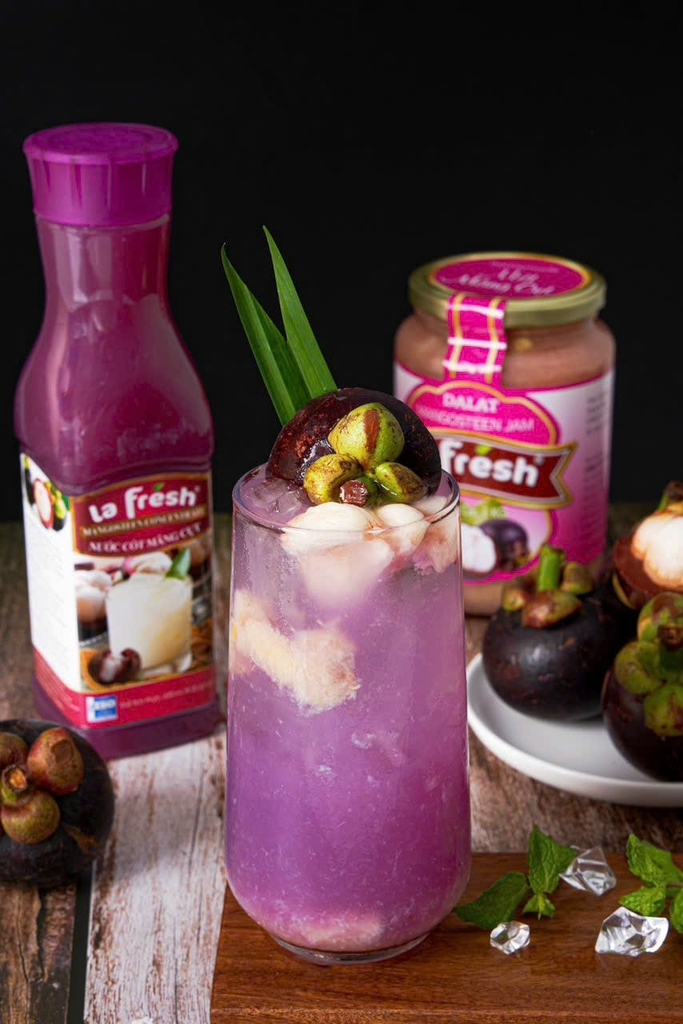 NƯỚC CỐT TRÁI CÂY - LA FRESH - MĂNG CỤT | THÙNG 12 CHAI