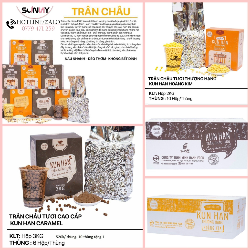 TRÂN CHÂU KUN HAN ( 3KG ) THƯỢNG HẠNG - CARAMEL