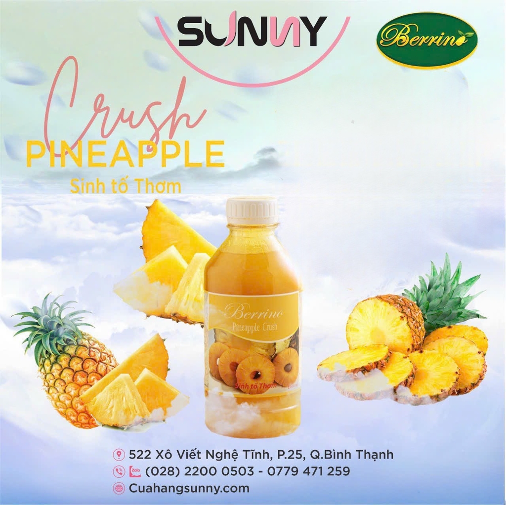 SINH TỐ BERRINO - THƠM | THÙNG 12 CHAI