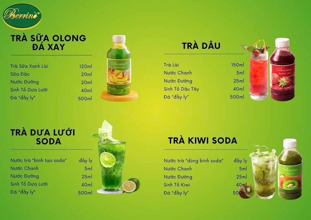 SINH TỐ BERRINO - DÂU