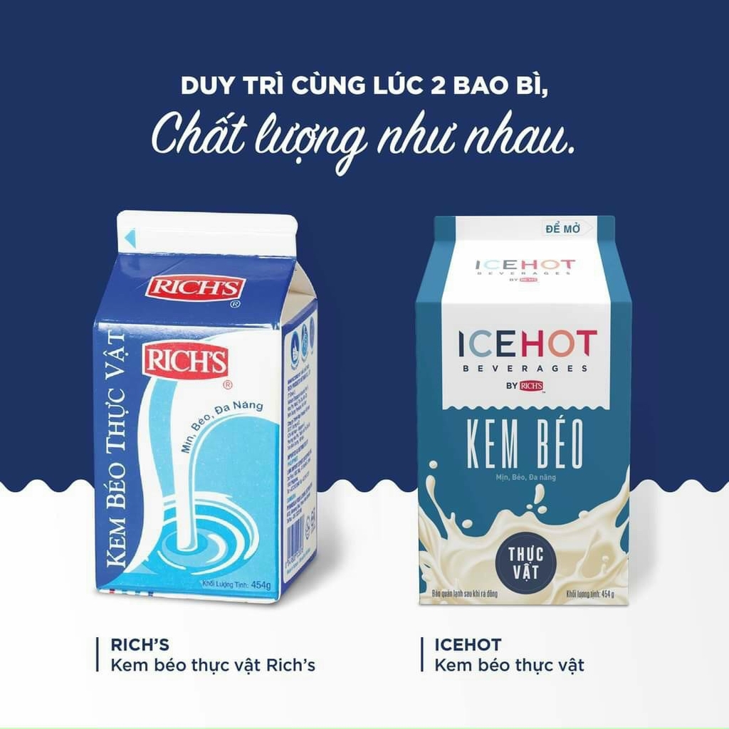 KEM BÉO THỰC VẬT ( RICH LÙN ) - RICH'S
