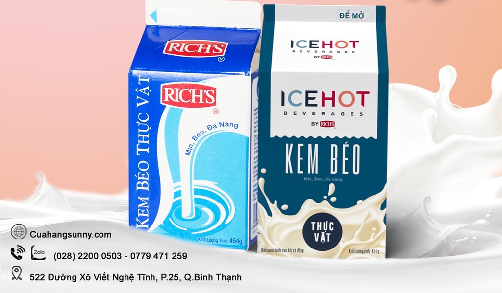KEM BÉO THỰC VẬT ( RICH LÙN ) - RICH'S