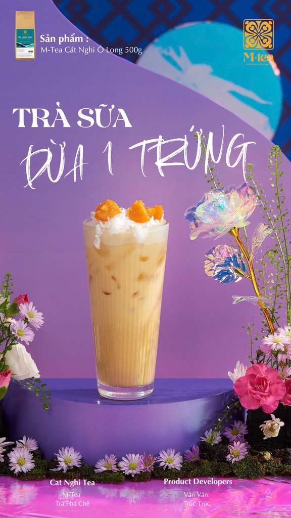 TRÀ CÁT NGHI M-TEA Ô LONG XANH ( 500G )