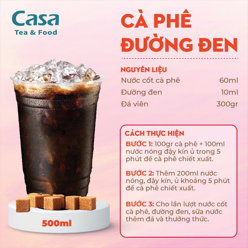 SYRUP ĐƯỜNG ĐEN CASA ( 2.5KG )