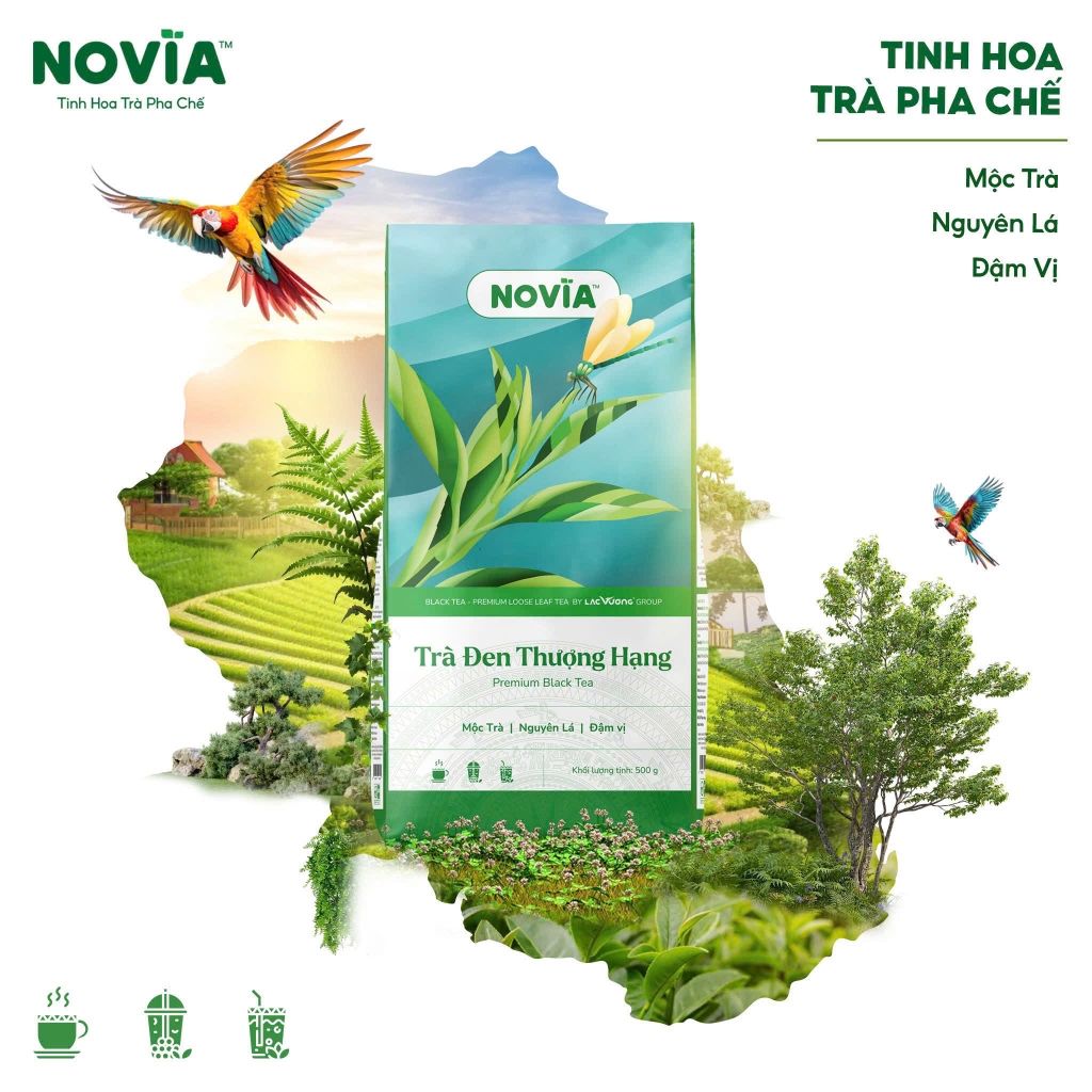 TRÀ ĐEN THƯỢNG HẠNG NOVIA ( 500G )