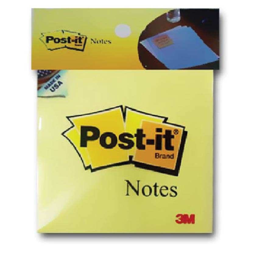 654 Giấy ghi chú vàng Post-it®  76mm X 76mm (3x3)-100 tờ/xấp