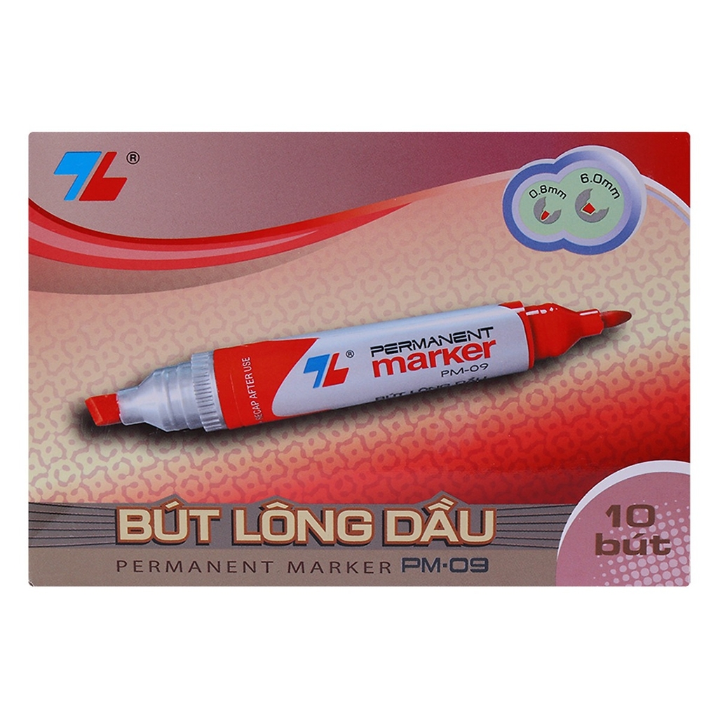 Bút lông dầu PM-09 hộp 10