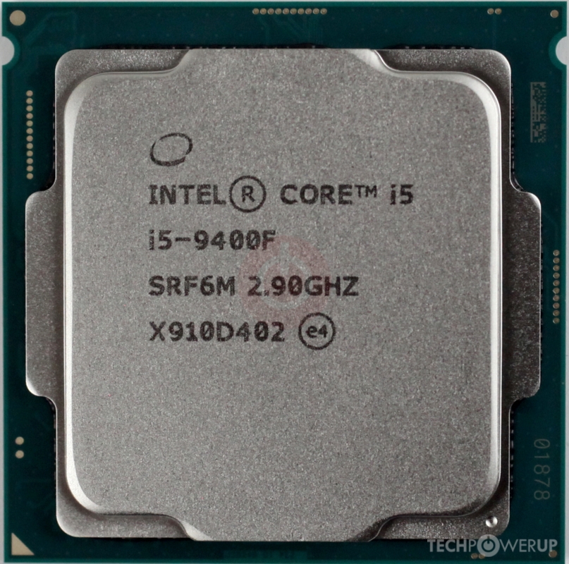 CPU Intel Core i5-9400F Tray (2.9GHz turbo up to 4.1GHz, 6 nhân 6 luồng, 9MB Cache, 65W) - Socket Intel LGA 1151-v2