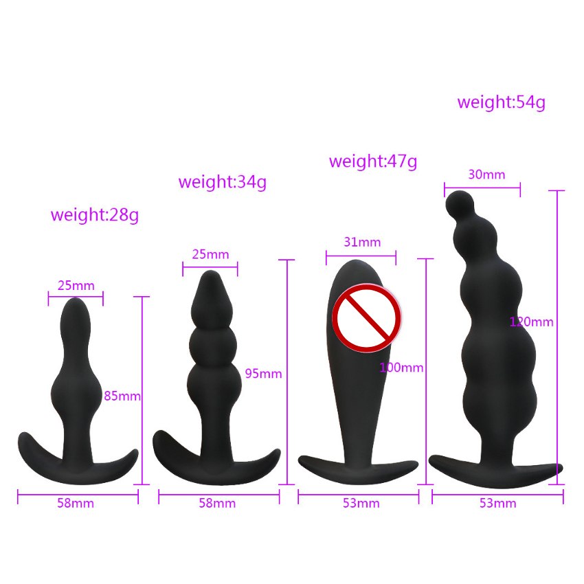 Phích cắm hậu môn silicone cao cấp - High quality silicone butt plug