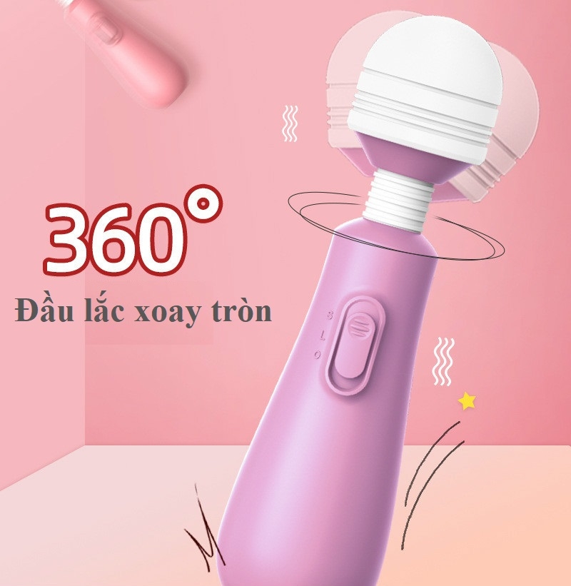 Chày rung massage mini gọn nhẹ - Pin AAA