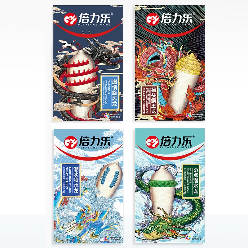 Bao cao su siêu gai DRAGON - Hộp 3 cái