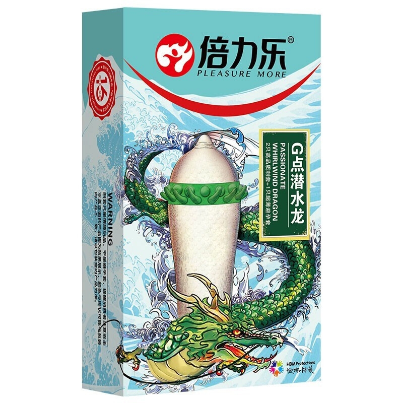 Bao cao su siêu gai DRAGON - Hộp 3 cái