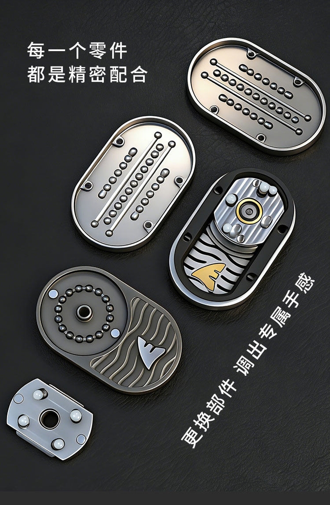Fidget Spinner Shark HaLoo EDC Chính Hãng -  Màu Bạc
