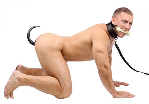Phích cắm hậu môn hóa trang đuôi chó - Size M - Dog tail butt plug cosplay