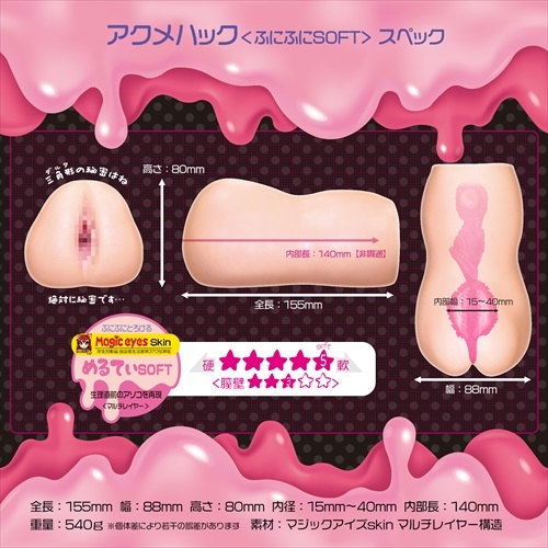(Mẫu mới ra T6/2025) Onahole Magic eyes ACME HACKS Squishy Soft Trải nghiệm mới mẻ với concept 