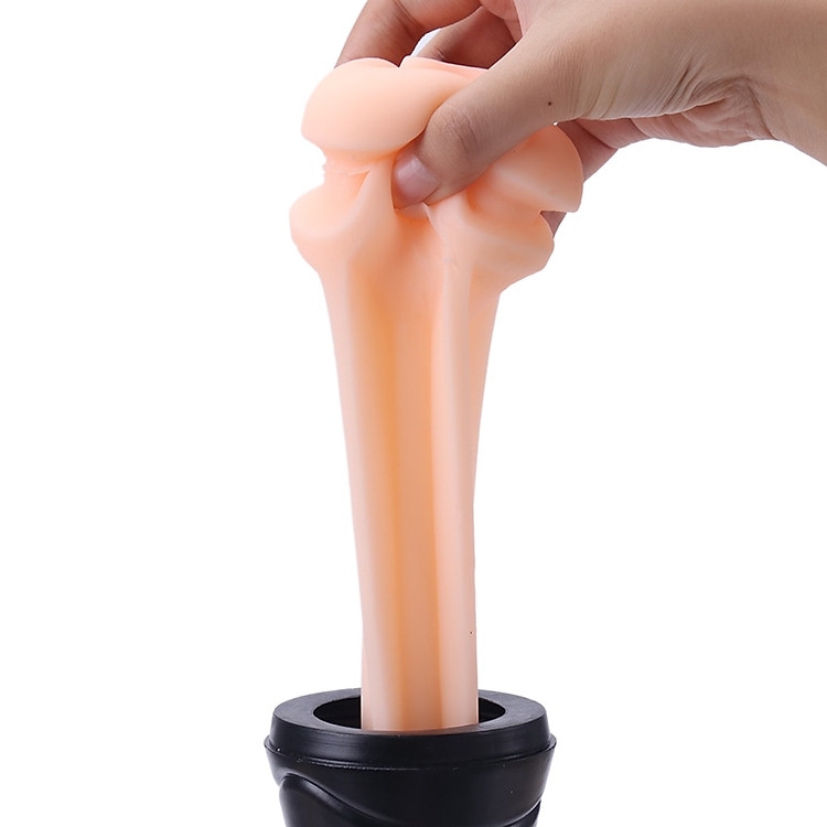 Pussy hình đèn pin điều khiển từ xa có dây