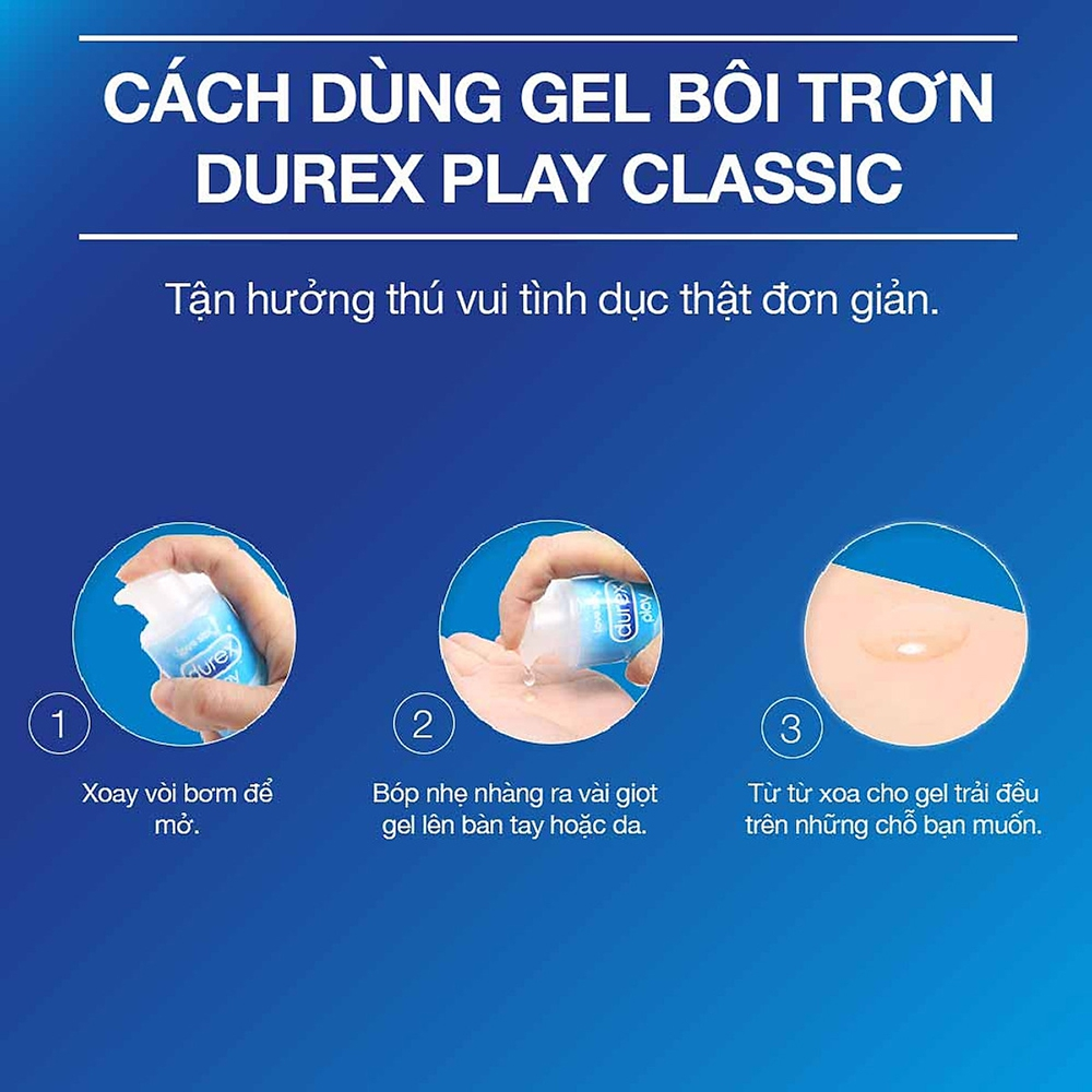 Gel bôi trơn Durex Play Classic 50ml