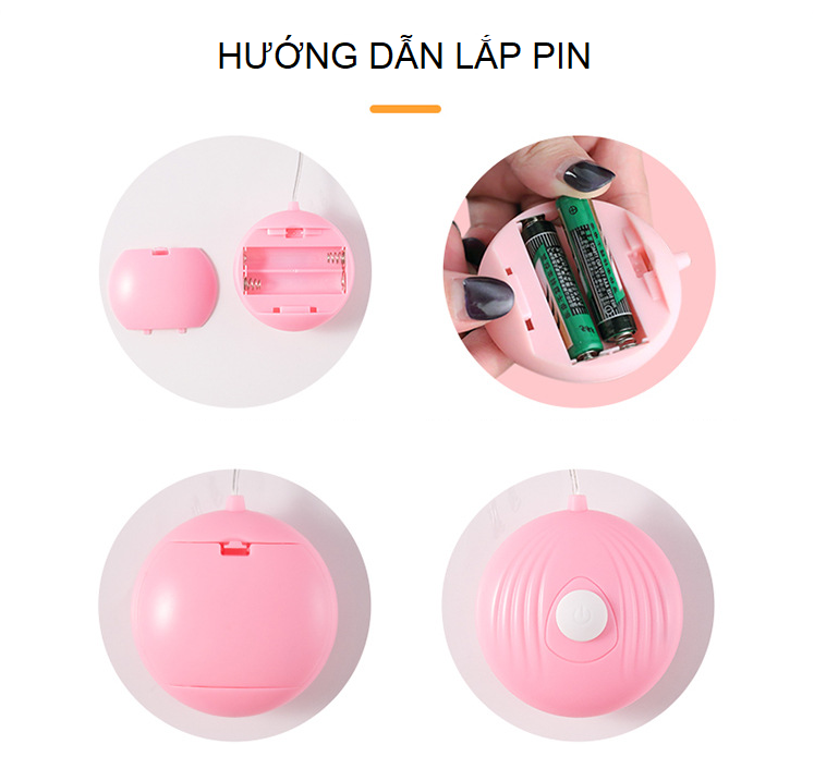 Trứng rung tình yêu viên kẹo hồng - Mẫu cơ bản