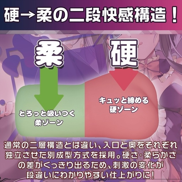 (Vừa ra mắt 2026) Onahole Magic eyes Amane Dual Zone – trước Hard & sau Soft  Reversed
