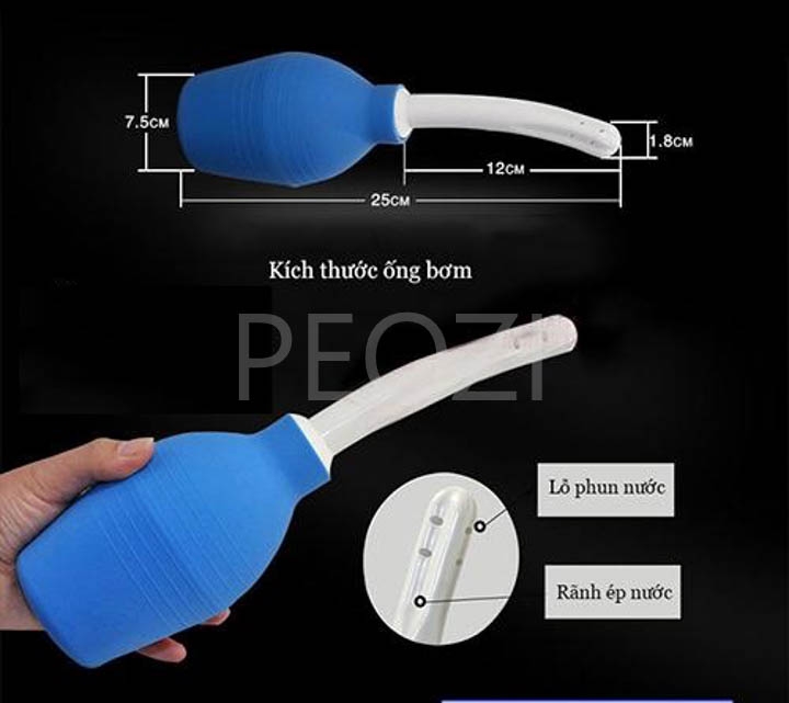 Dụng cụ xịt rửa hậu môn vòi mềm - Bình 310ml
