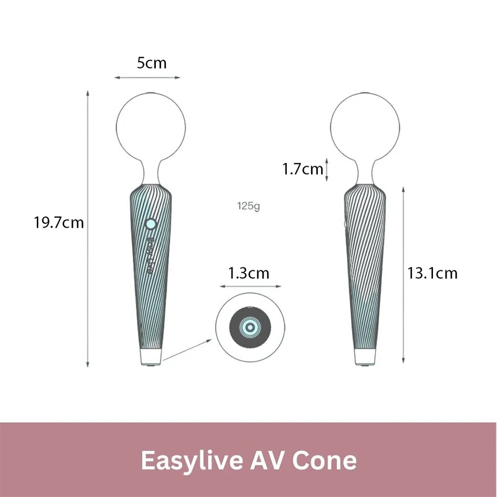 Chày rung Easy Live AV Cone - Hồng