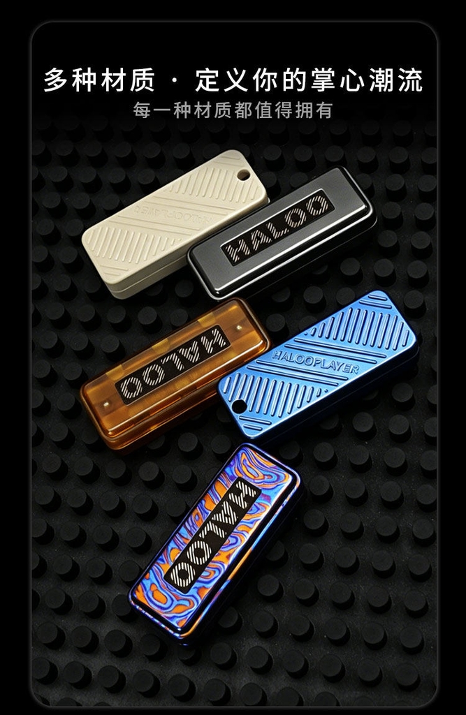 Spinner EDC HaLoo SUNDAY Pro Chất Liệu Titanium - Màu Xanh