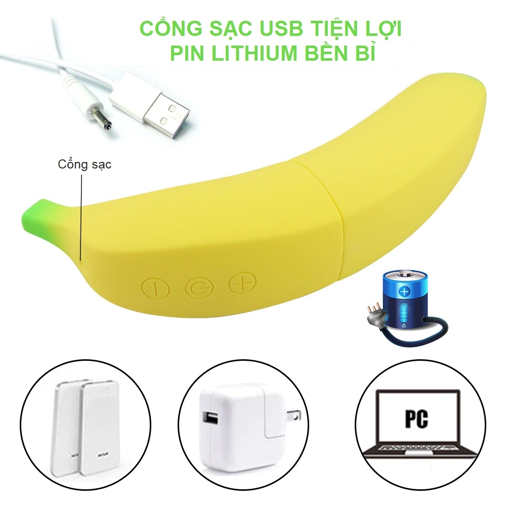 Dương vật giả ngụy trang quả chuối - Moylan Banana Vibrator