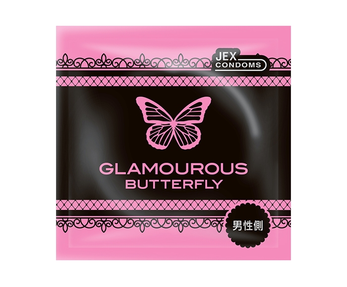 Bao cao su Jex Glamourous Butterfly Hot - Hộp 12 cái