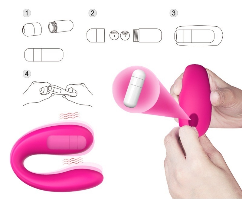 Trứng rung chữ U NYMPH - U Type Vibrator