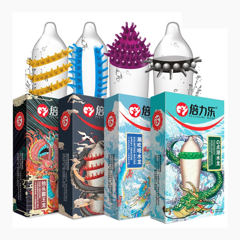 Bao cao su siêu gai DRAGON - Hộp 3 cái
