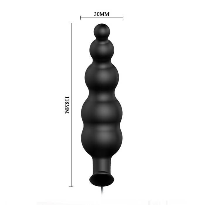 Trứng rung massage hậu môn hạt me đen PRETTY LOVE SPECIAL ANAL STIMULATION