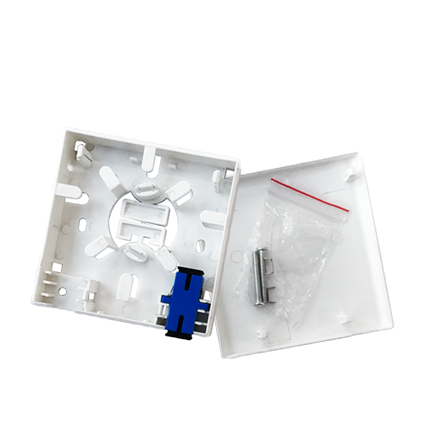 Hộp phối quang ODF 2FO Nhựa ABS  full phụ kiện