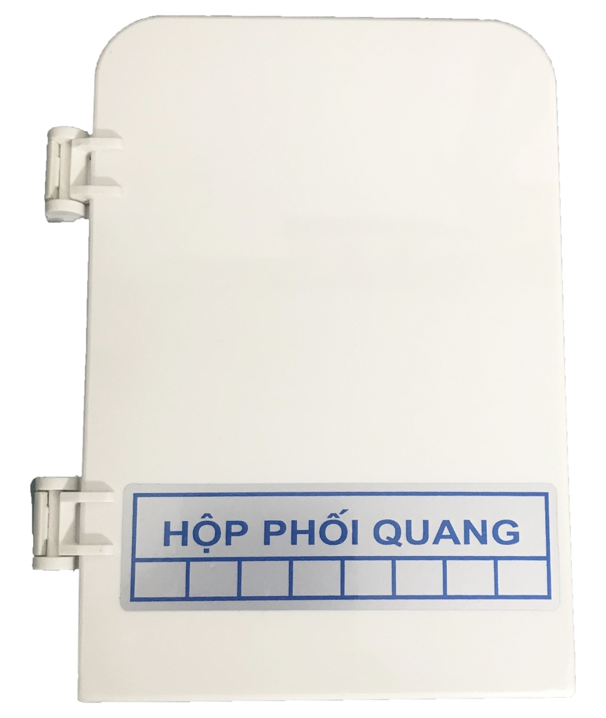 Hộp phối quang ODF 8FO Nhựa ABS  full phụ kiện