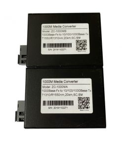 Bộ chuyển đổi tín hiệu quang điện 10/100/1000M model: ZC-1000MA
