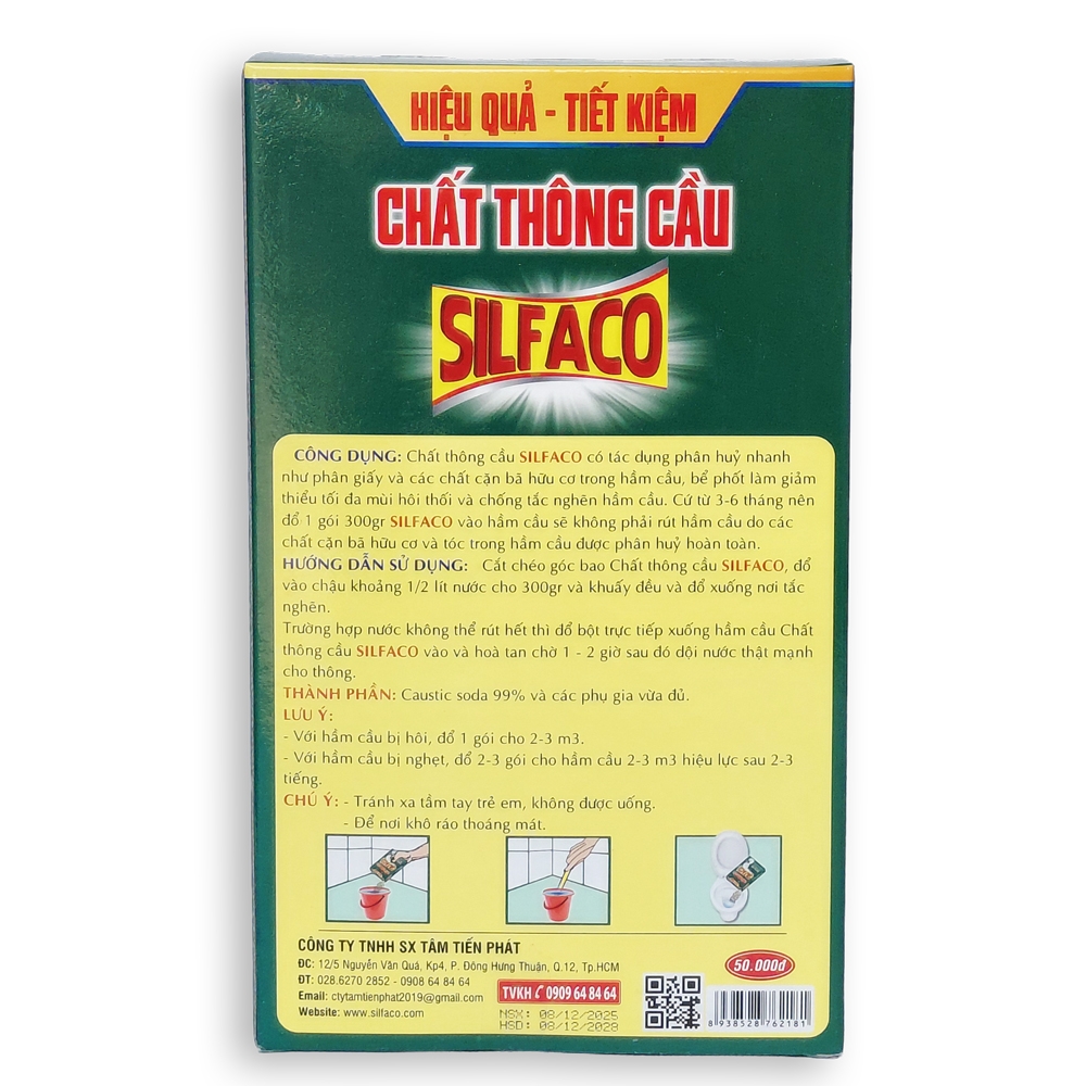 Bột thông cầu SILFACO 300gr