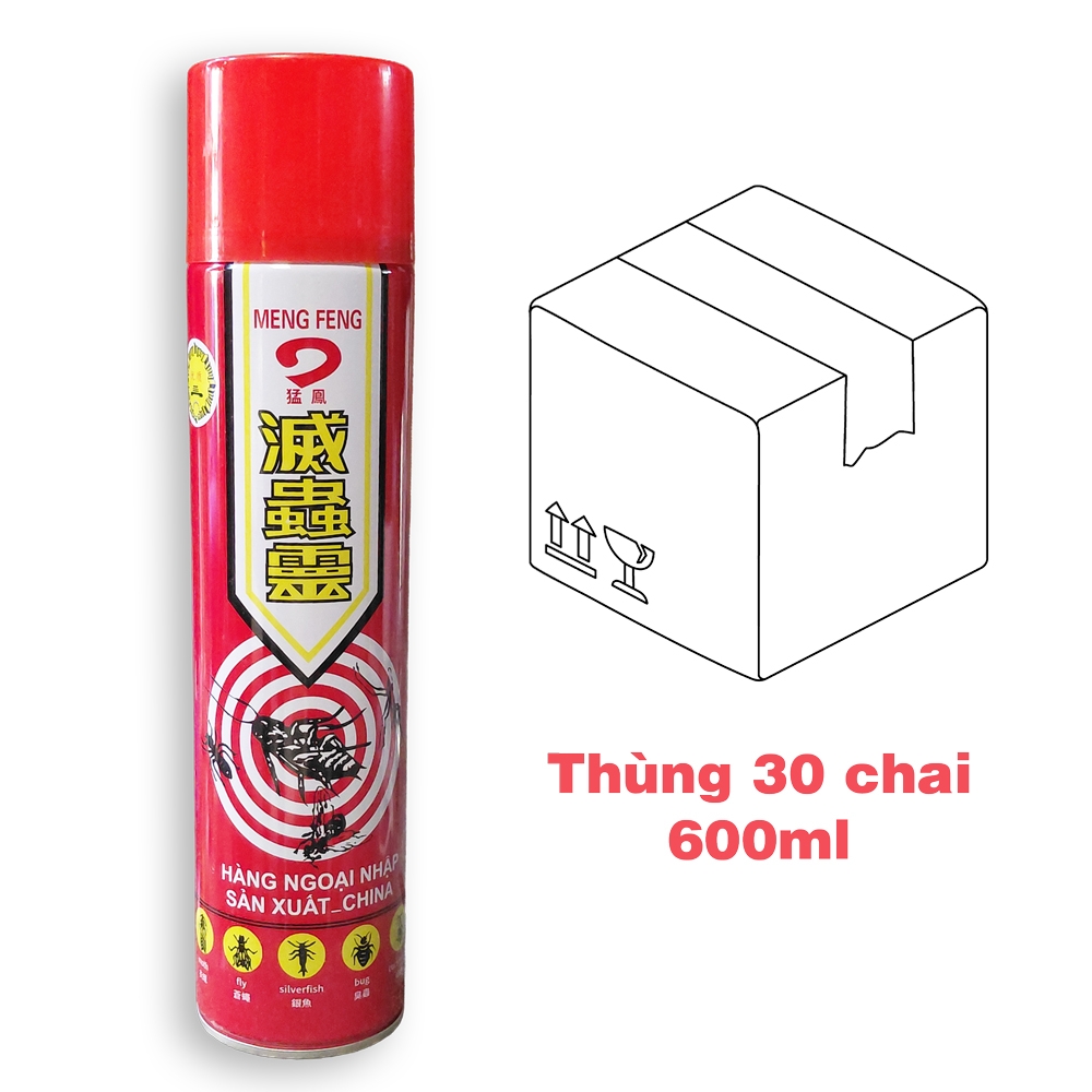 Chai xịt diệt côn trùng Meng Feng 600ml