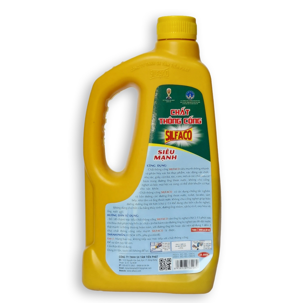 Chất thông cống siêu tốc SILFACO 1200ml