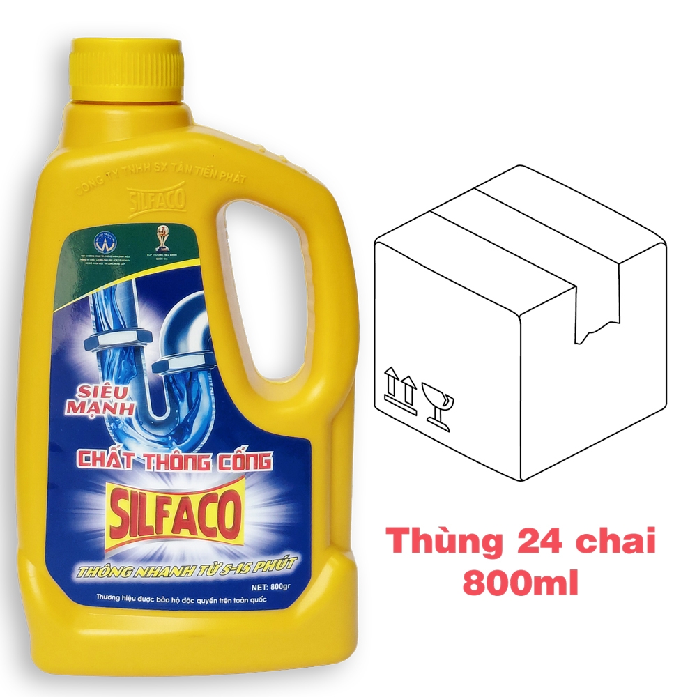 Chất thông cống siêu tốc SILFACO 800ml