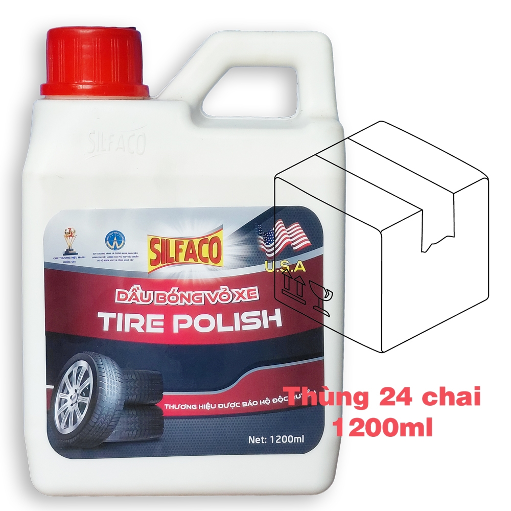 Dầu bóng vỏ xe 3D SILFACO 1200ml