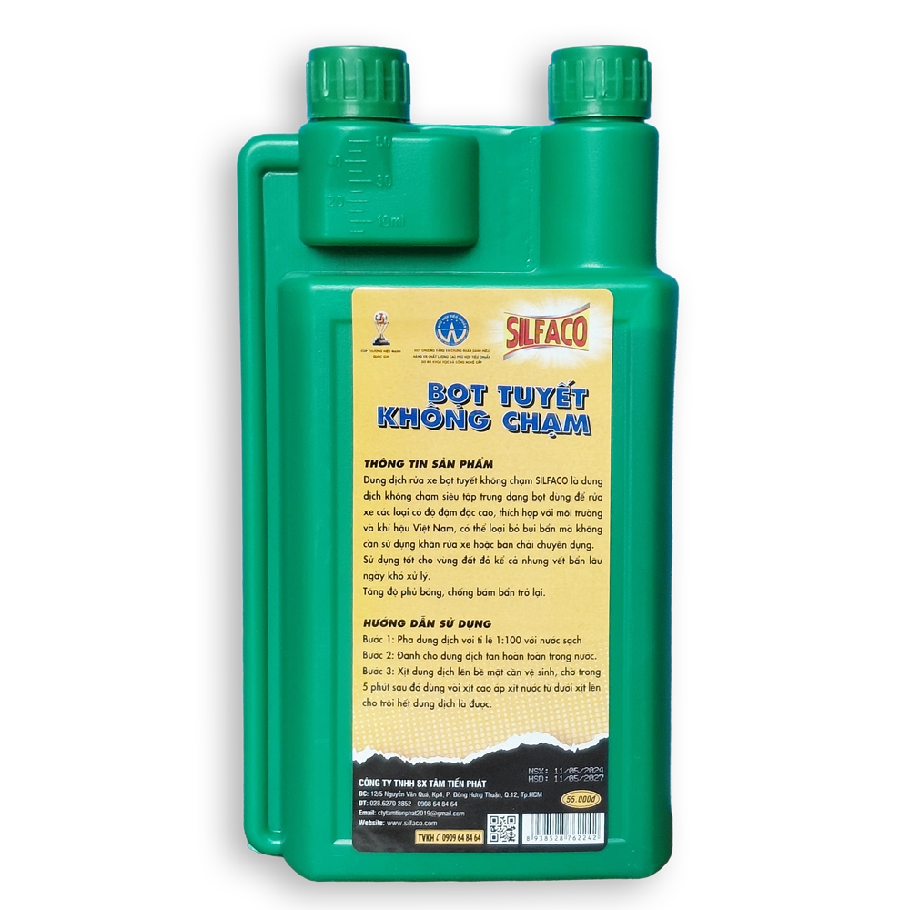 Dung dịch rửa xe bọt tuyết không chạm SILFACO 1000ml