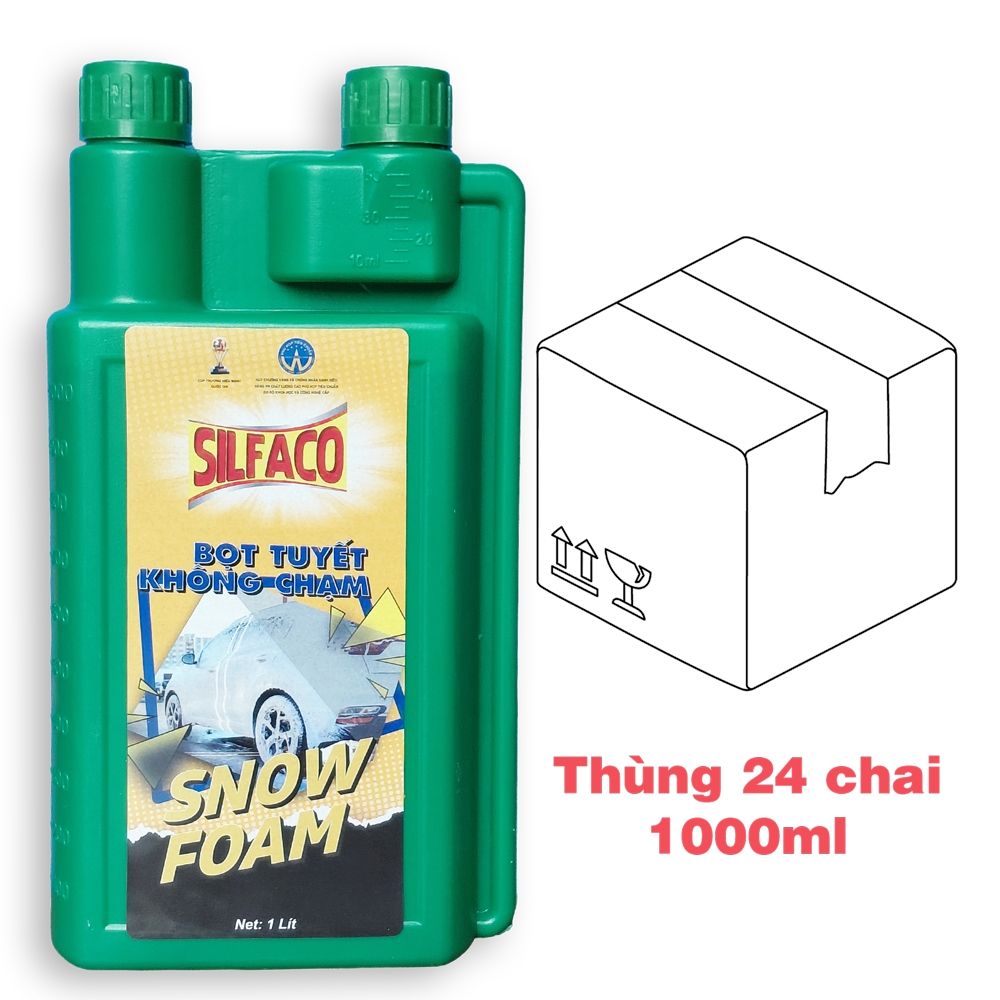 Dung dịch rửa xe bọt tuyết không chạm SILFACO 1000ml