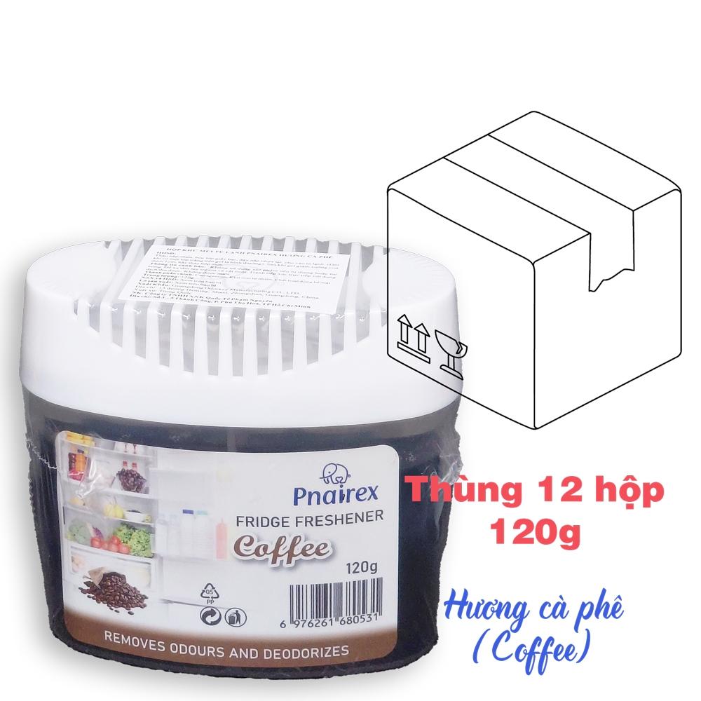 Hộp khử mùi tủ lạnh Pnairex 120g (Hàn Quốc)